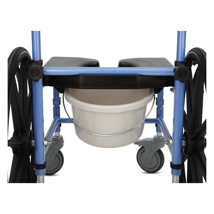 Bischoff & Bischoff Dusch-und Toilettenrollstuhl TS-Aqua mit 24 Zoll Räder