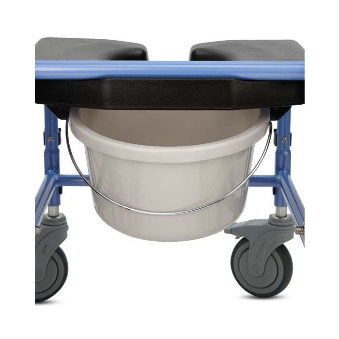 Bischoff & Bischoff Dusch-und Toilettenrollstuhl TS-Aqua mit 5 Zoll Räder