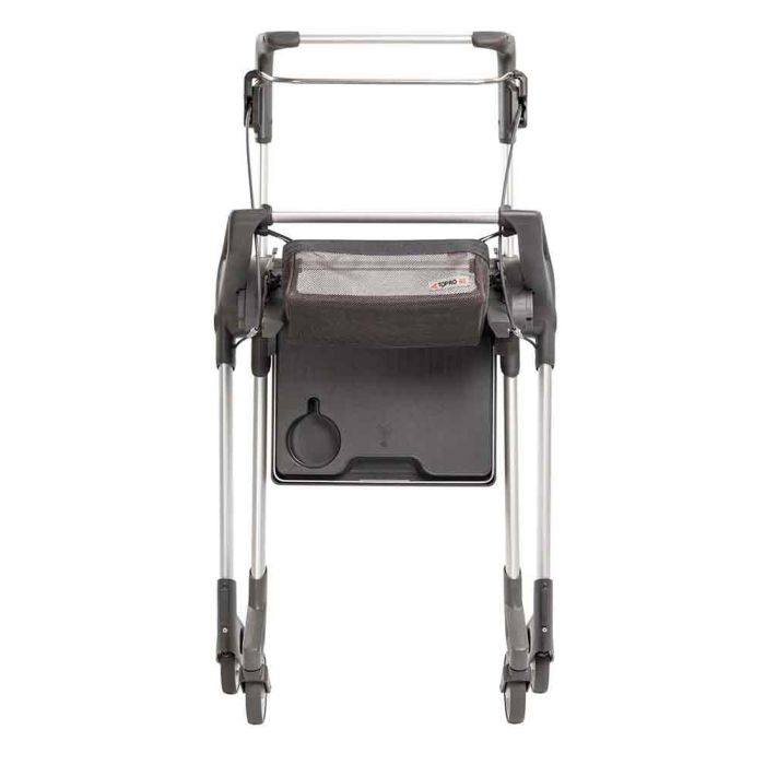 Indoor Rollator Topro Hestia zusammengefaltet mit Tablett