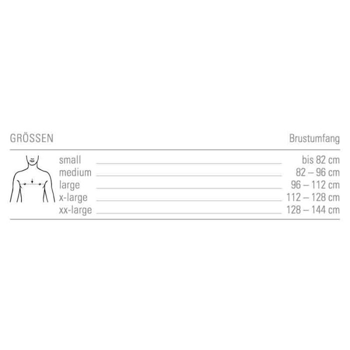 Bort Rippengürtel für Herren weiß
