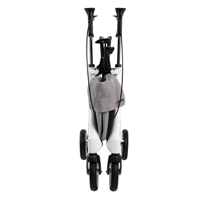 Rollator Carbonrollator Topro Pegasus in Farbe weiß gefaltet