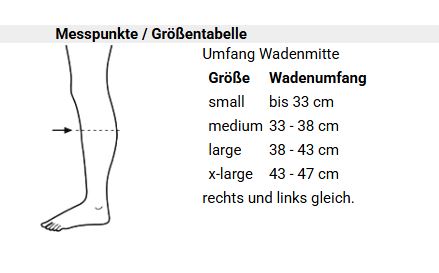 Größentabelle
